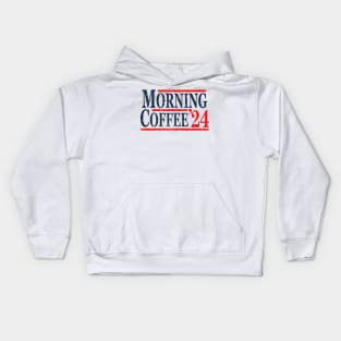 Morning Coffee 2024 Kids Hoodie